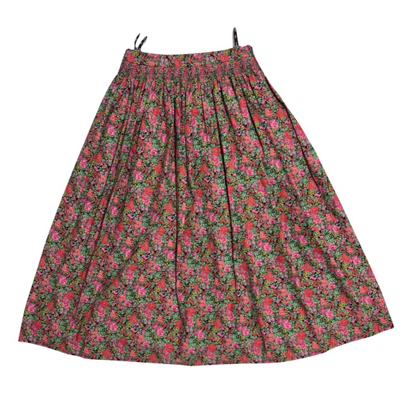 Alpen Trachten Vintage German Floral 100% Cotton Dirndl Skirt Size EU 38/US 2 - Picture 1 of 10